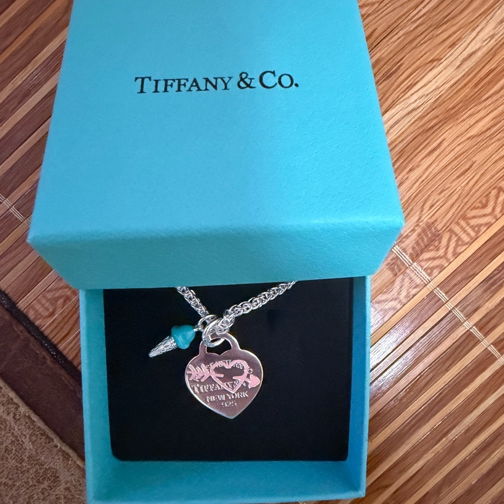 Tiffany & Co. Silver Heart Pendant Necklace